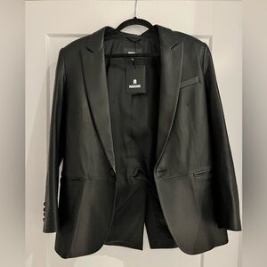Women’s leather blazer. Genuine leather